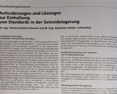 Bericht Mühle + Mischfutter